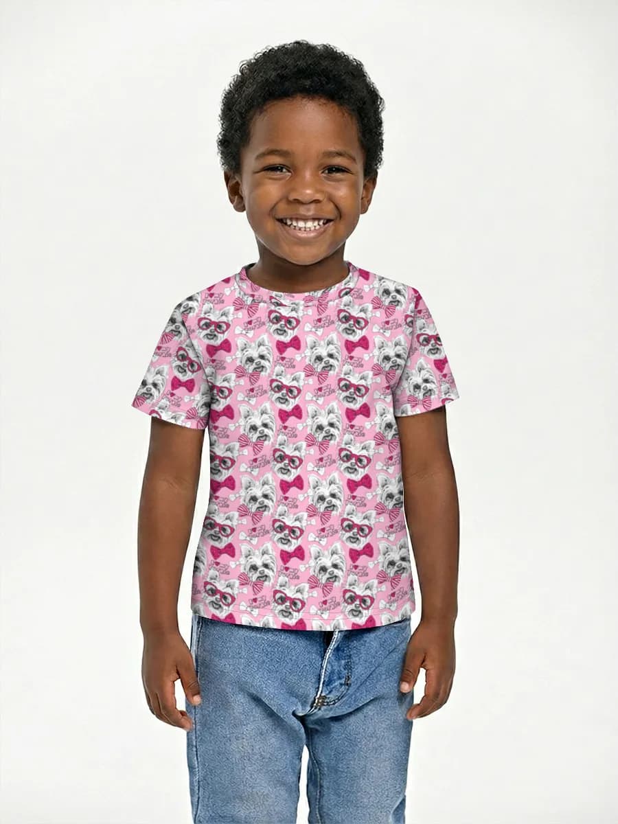 Camiseta Básica de Algodón Niño