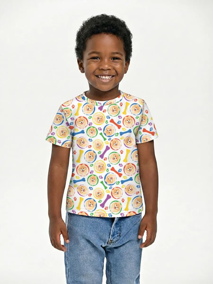 Camiseta Básica de Algodón Niño