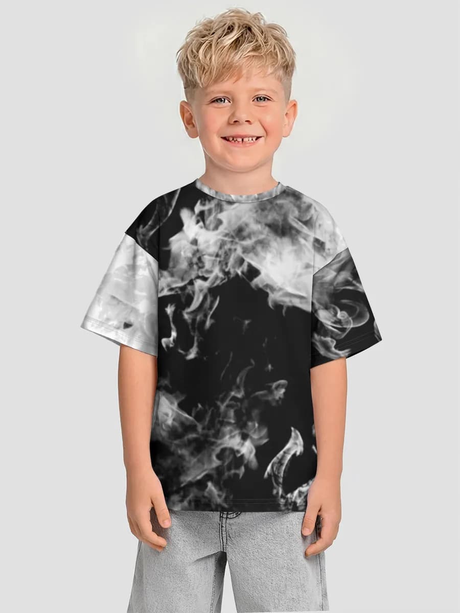 Camiseta Oversize de Algodón Niño