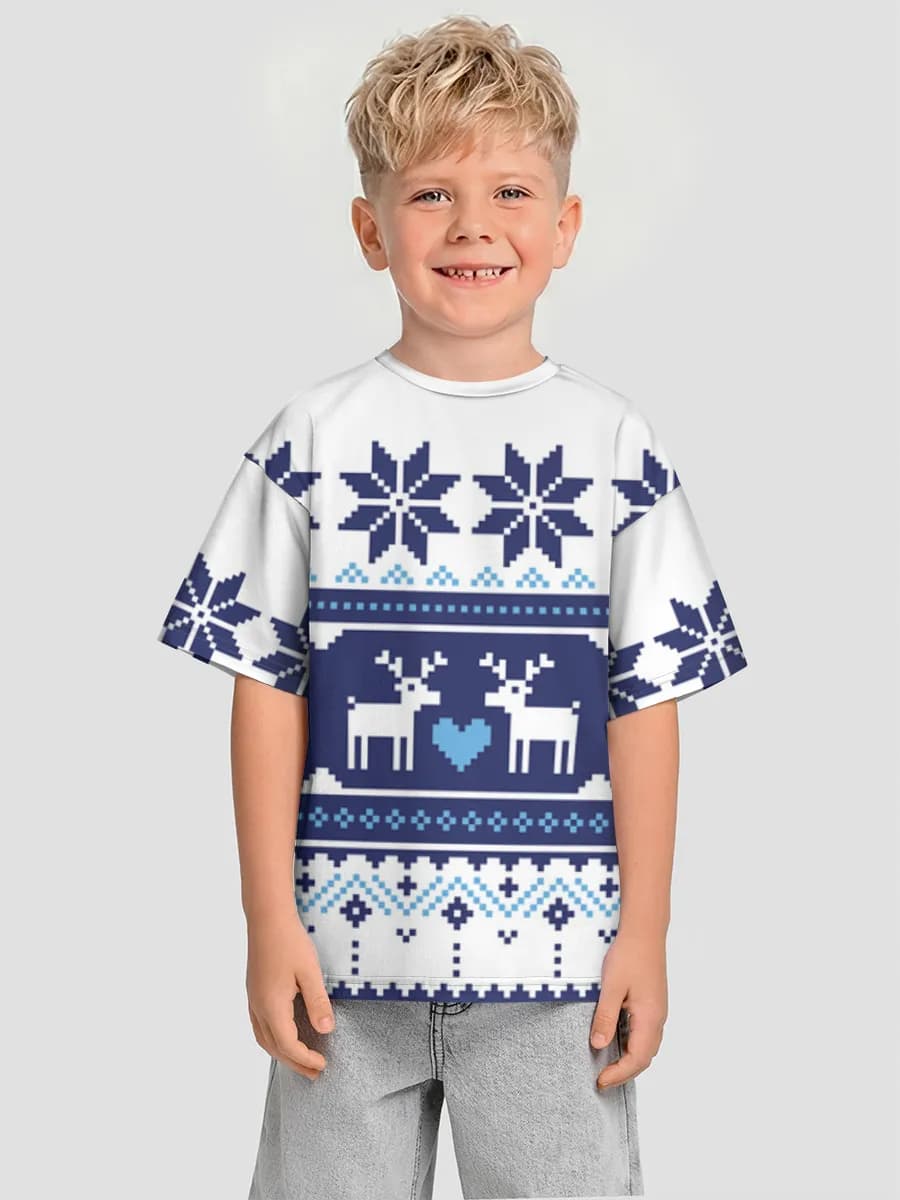 T-shirt coton oversize garçon