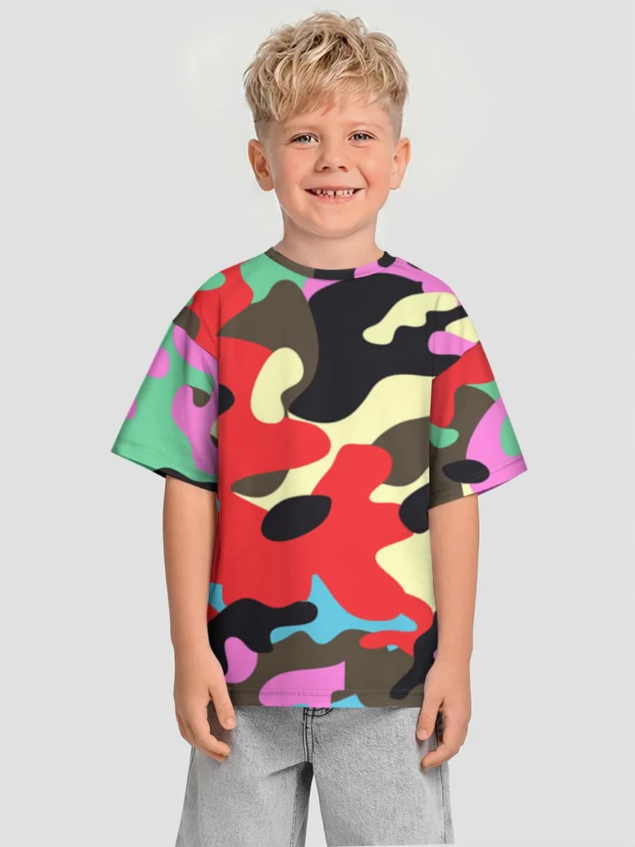 T-shirt coton oversize garçon