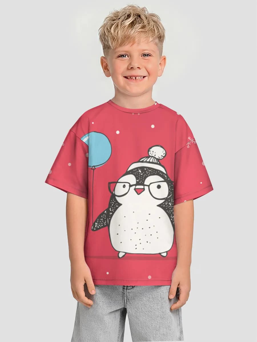 T-shirt coton oversize garçon