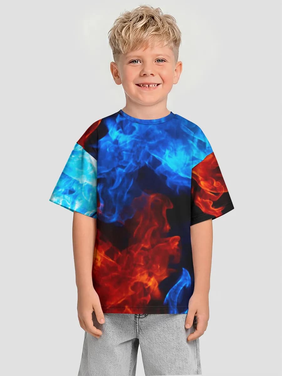 T-shirt coton oversize garçon