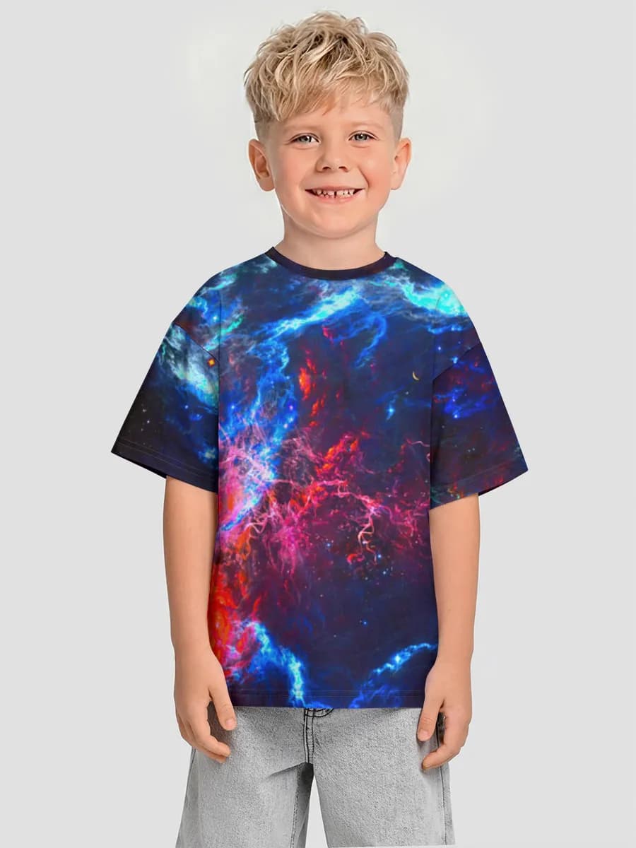 T-shirt coton oversize garçon
