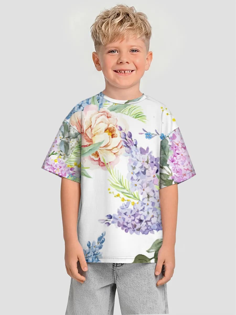 Camiseta Oversize de Algodón Niño