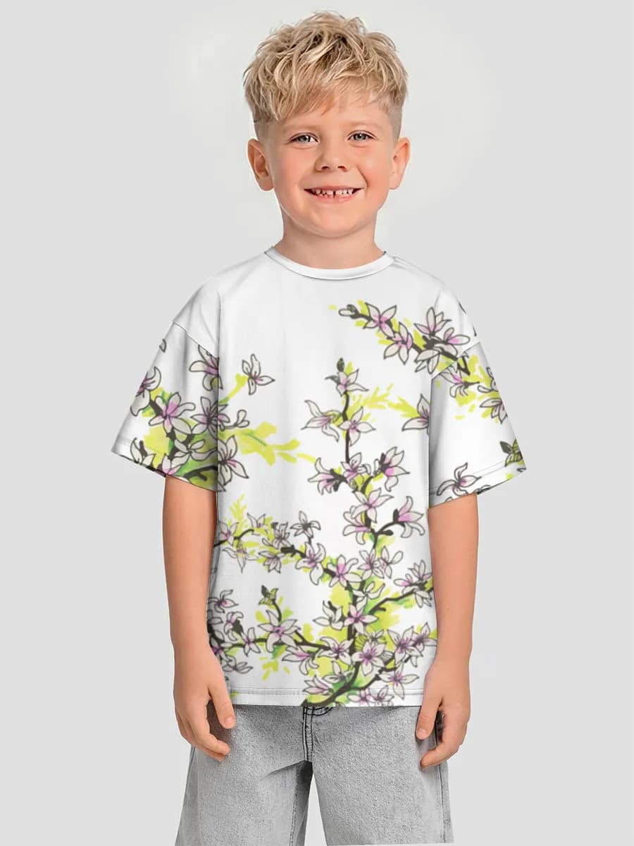 Camiseta Oversize de Algodón Niño