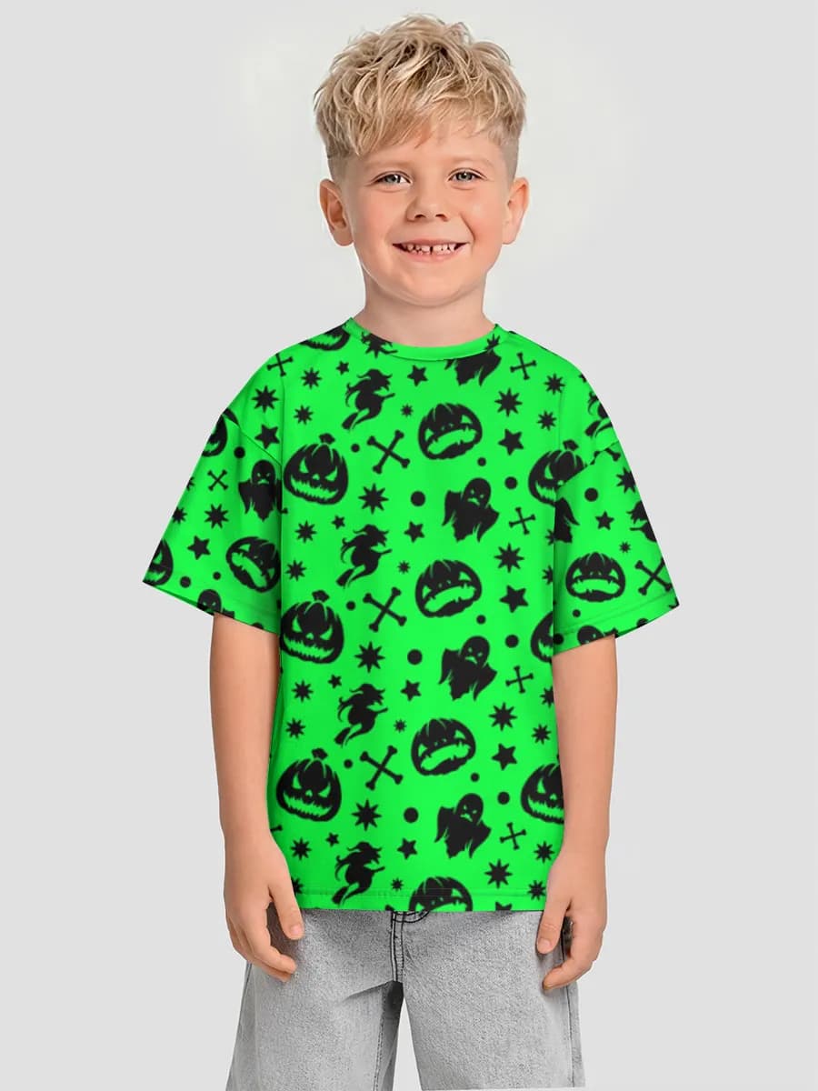 Camiseta Oversize de Algodón Niño