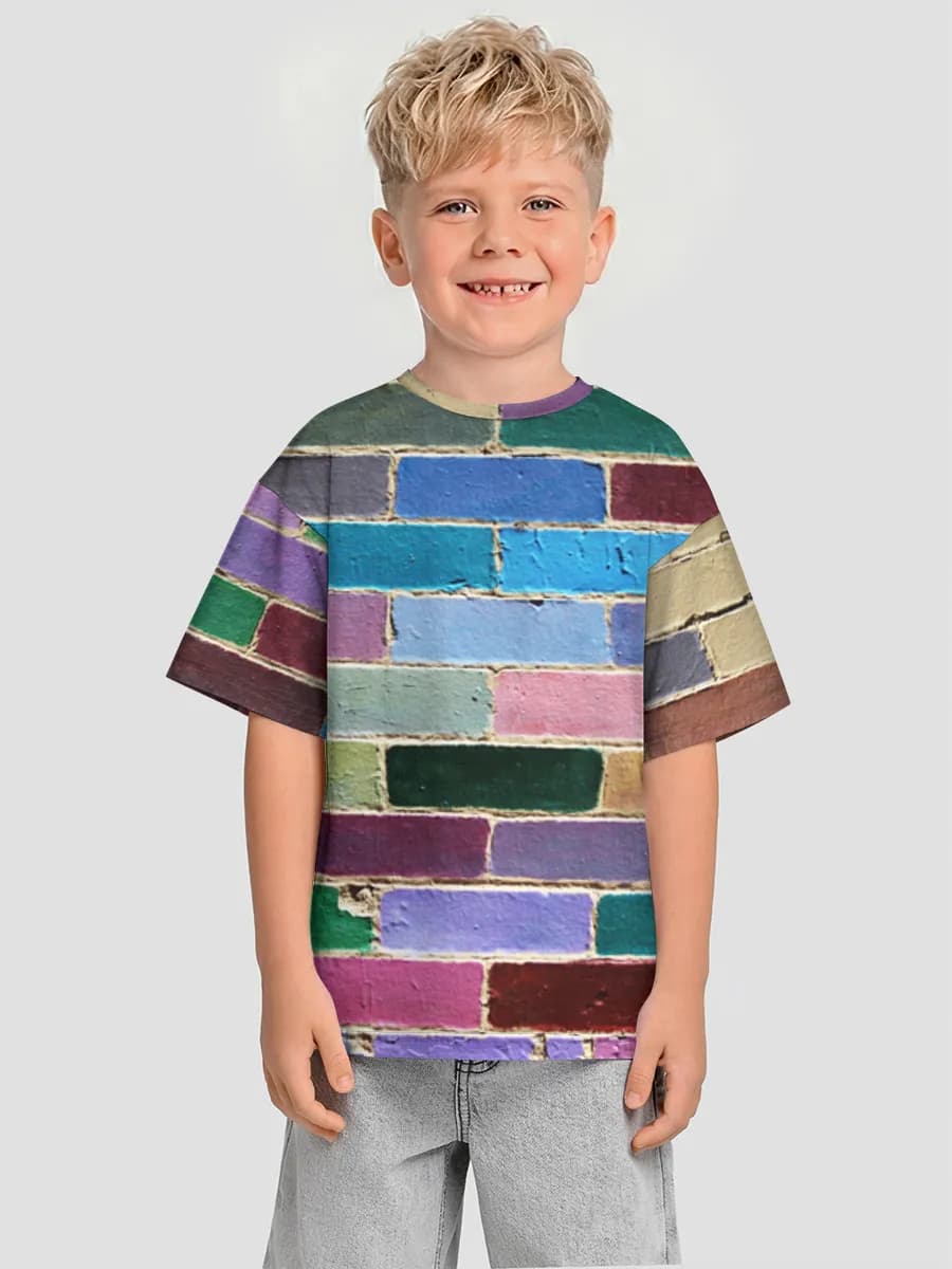 T-shirt coton oversize garçon