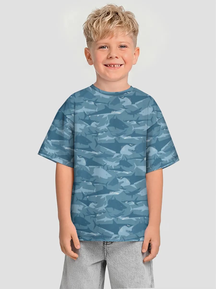 男の子 ビッグシルエット コットンTシャツ