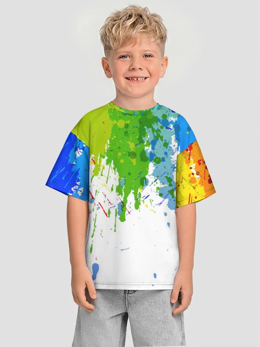 T-shirt coton oversize garçon