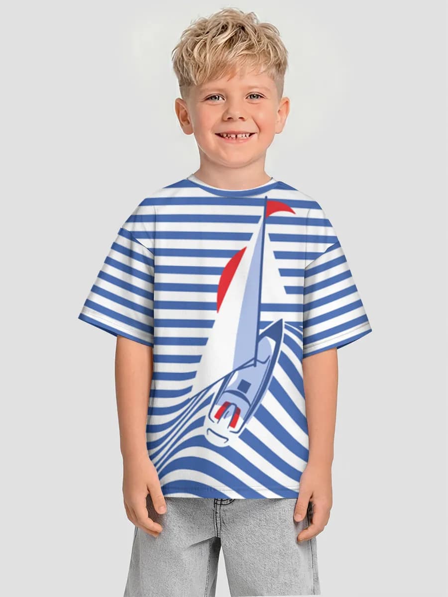 Camiseta Oversize de Algodón Niño