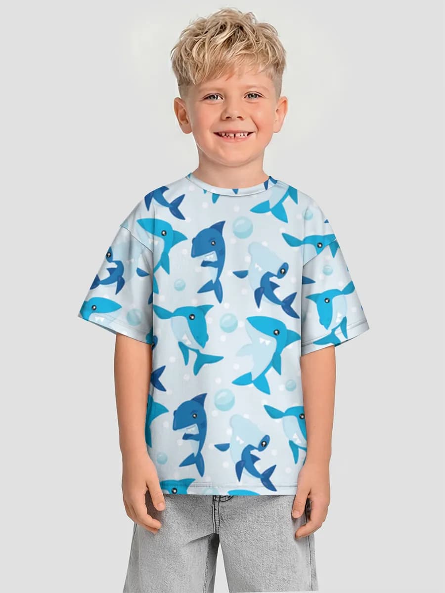 T-shirt coton oversize garçon