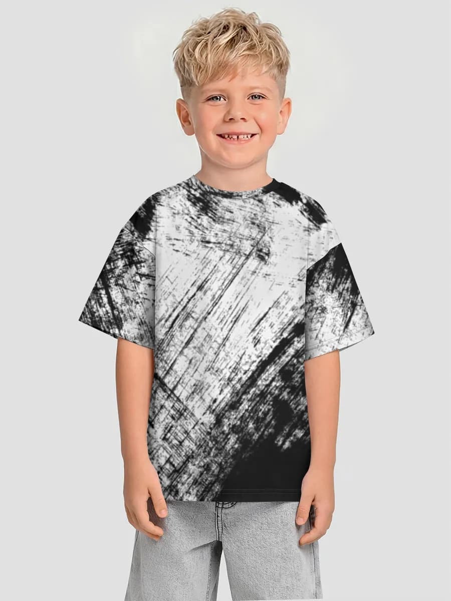 Camiseta Oversize de Algodón Niño