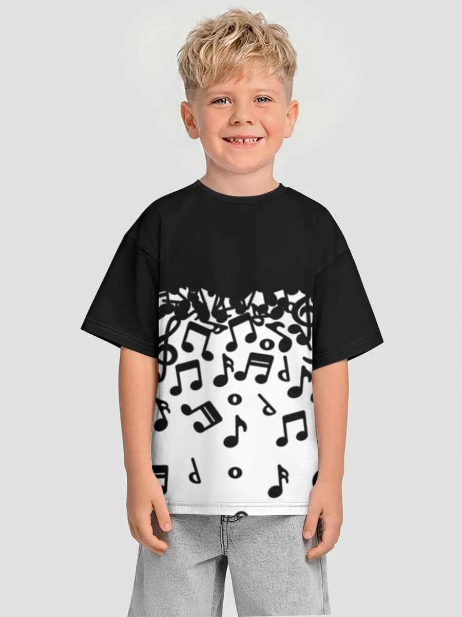 男の子 ビッグシルエット コットンTシャツ