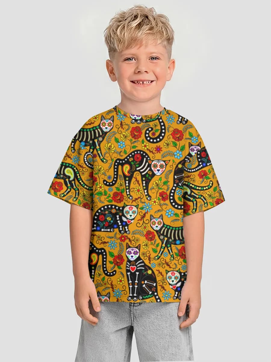 男の子 ビッグシルエット コットンTシャツ