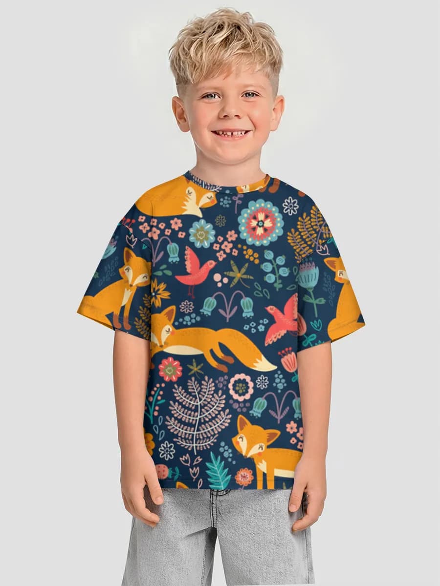 T-shirt coton oversize garçon