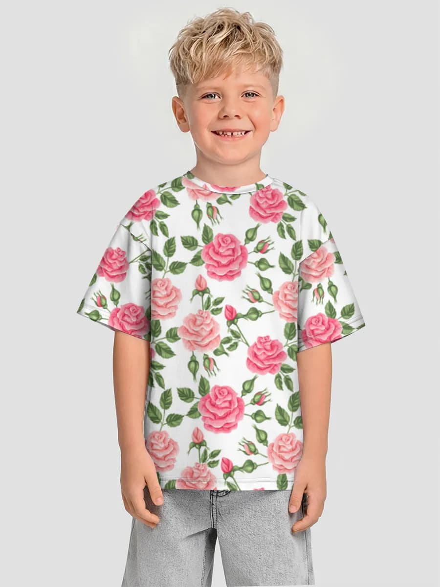 T-shirt coton oversize garçon
