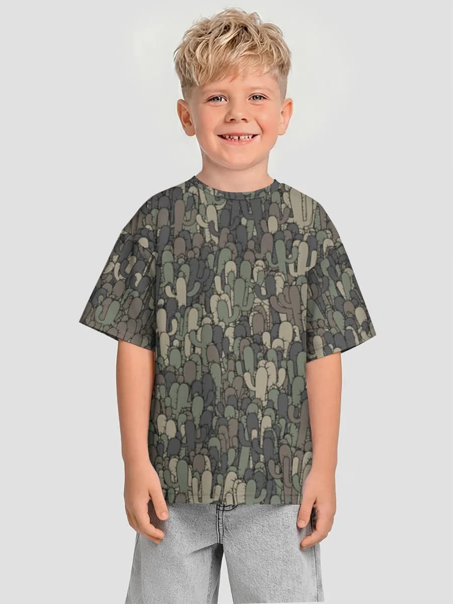 Camiseta Oversize de Algodón Niño