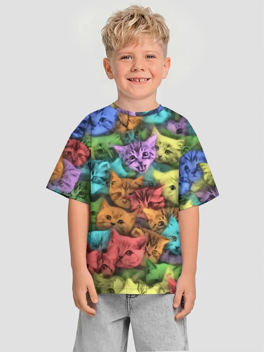 T-shirt coton oversize garçon
