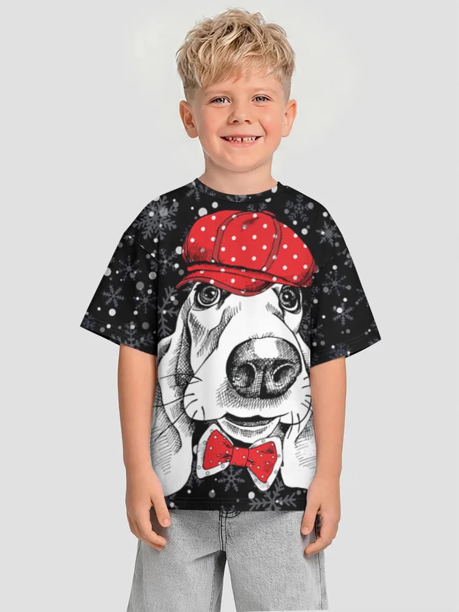 T-shirt coton oversize garçon