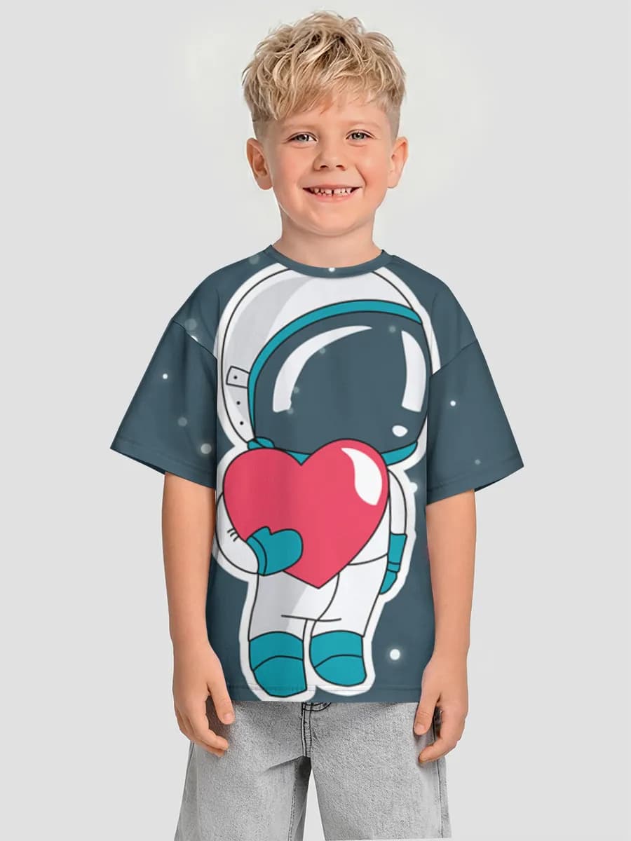 T-shirt coton oversize garçon