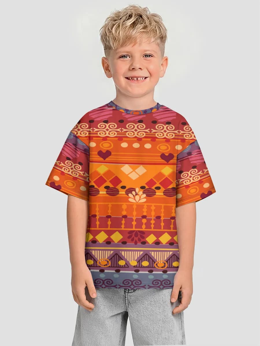 Oversized Baumwoll-T-Shirt Jungen