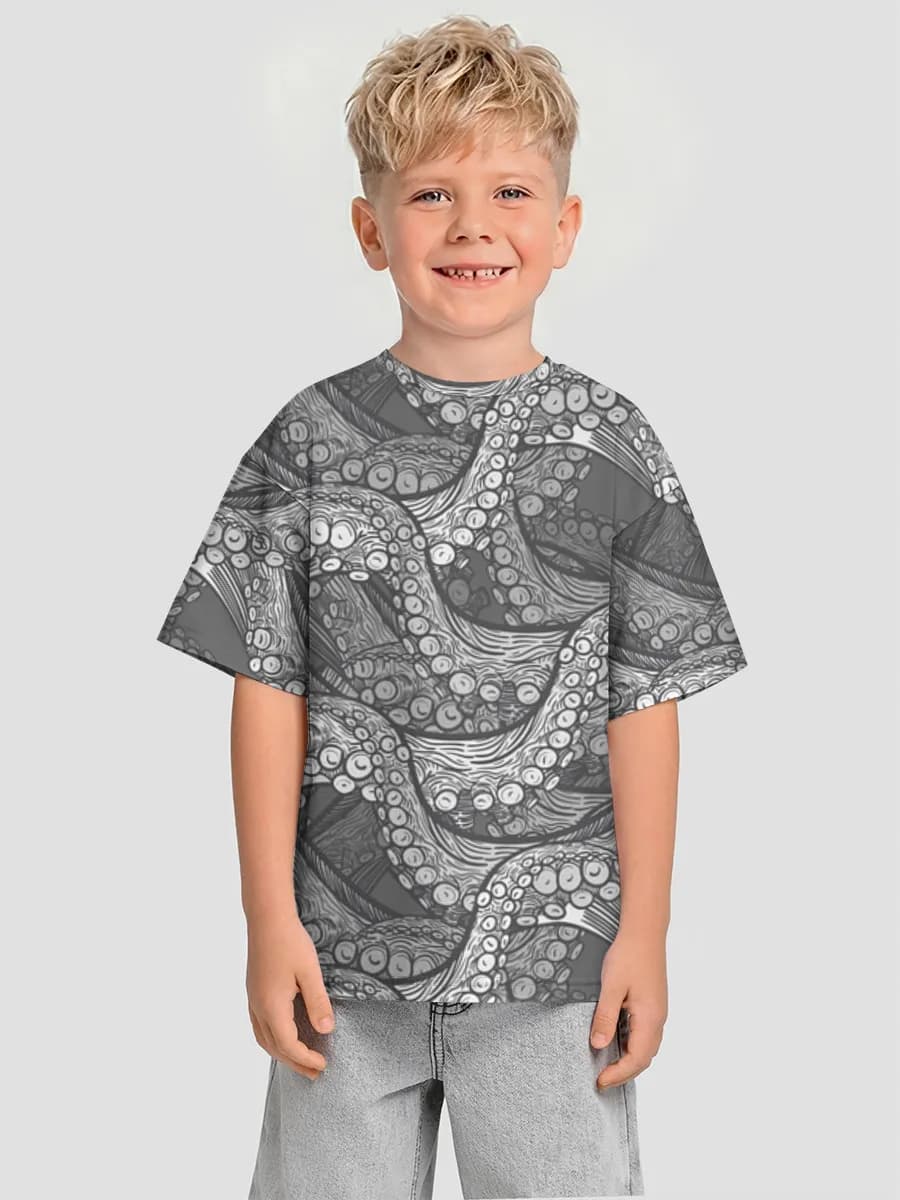 T-shirt coton oversize garçon