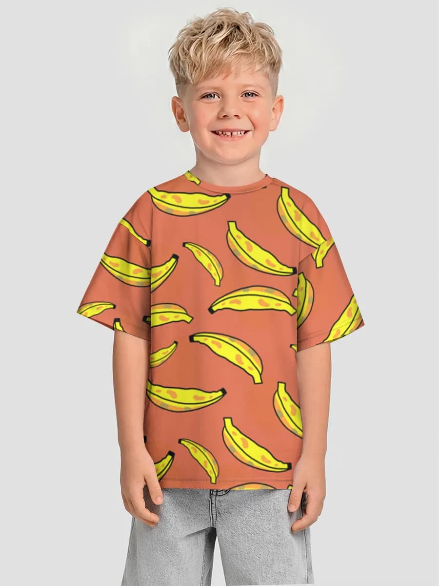 男の子 ビッグシルエット コットンTシャツ