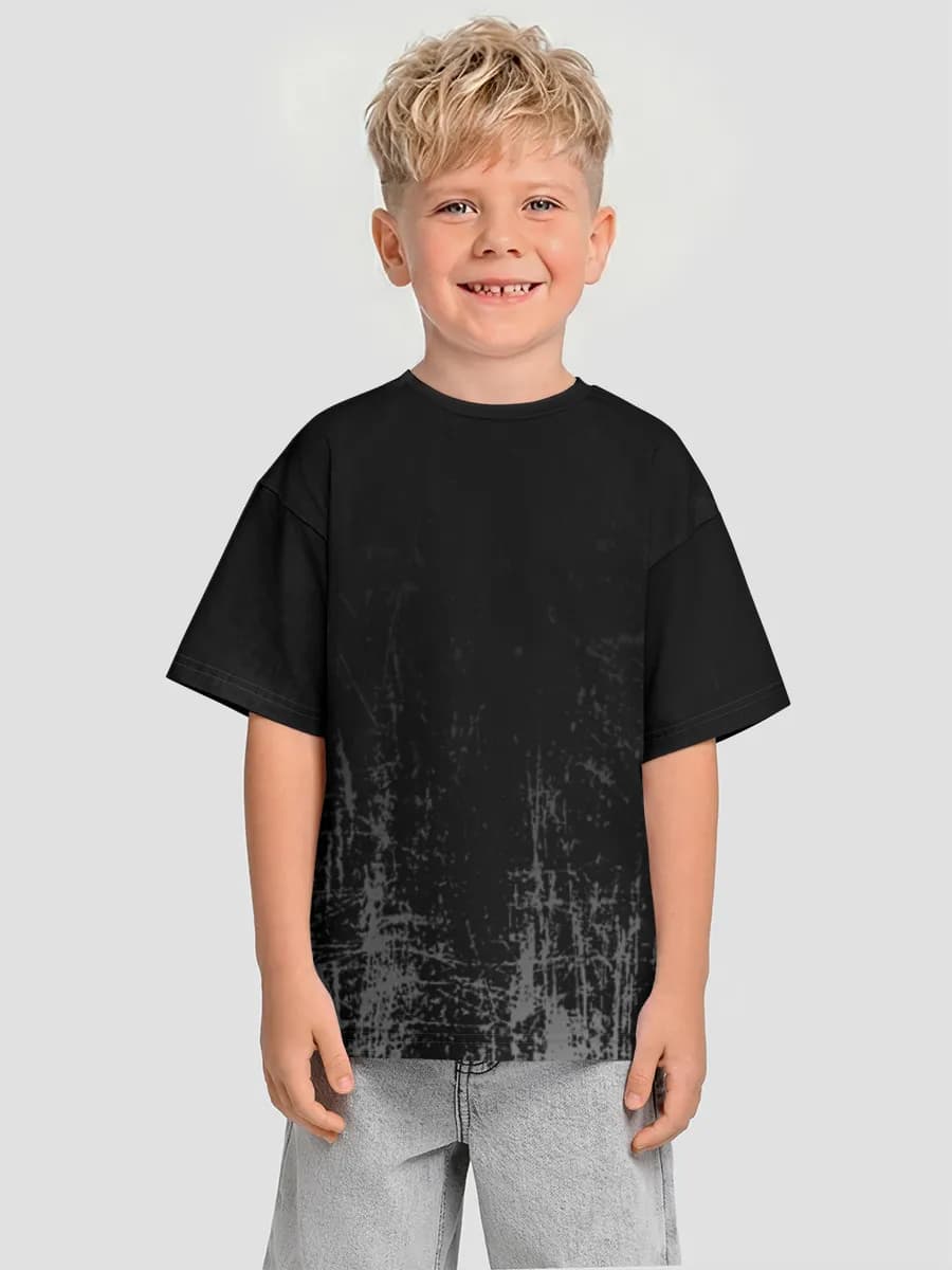 Boys' oversized cotton T-shirt