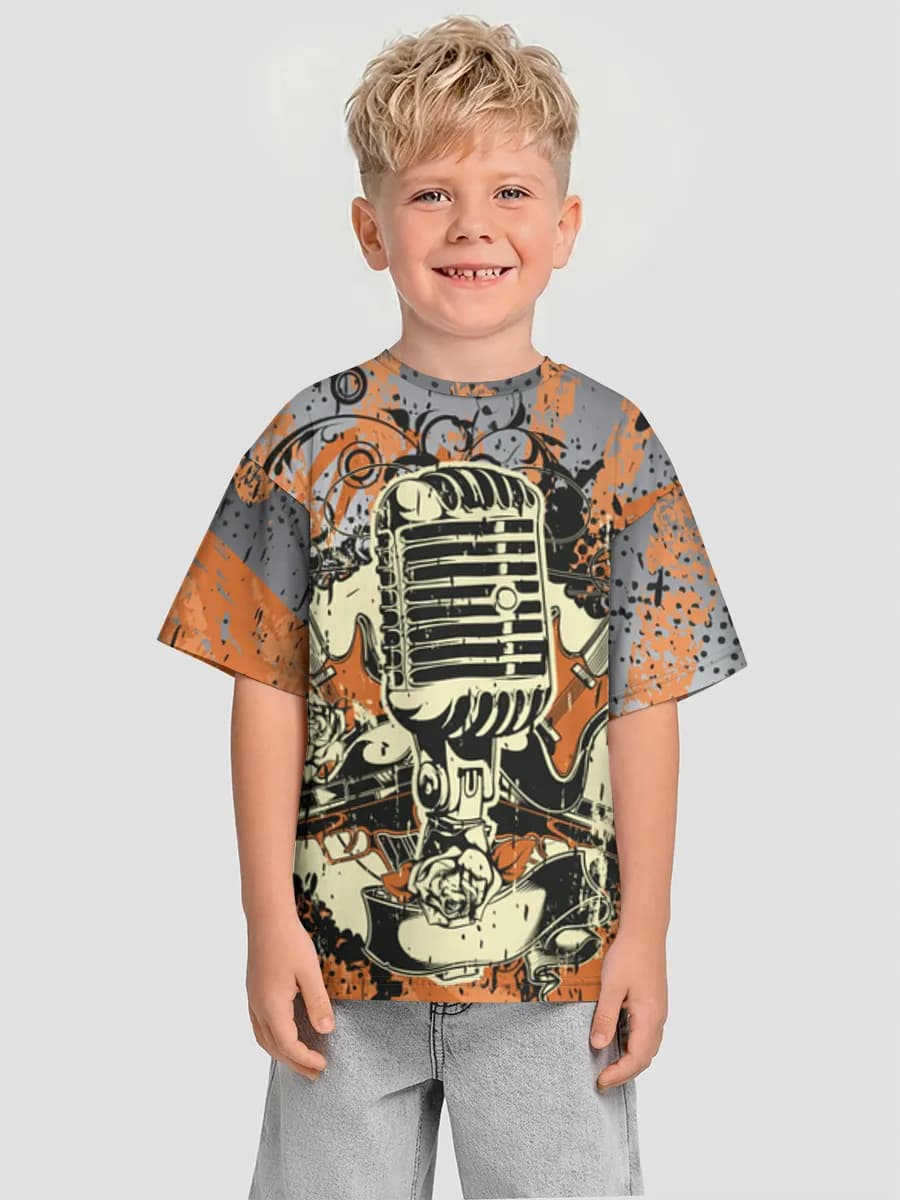Camiseta Oversize de Algodón Niño