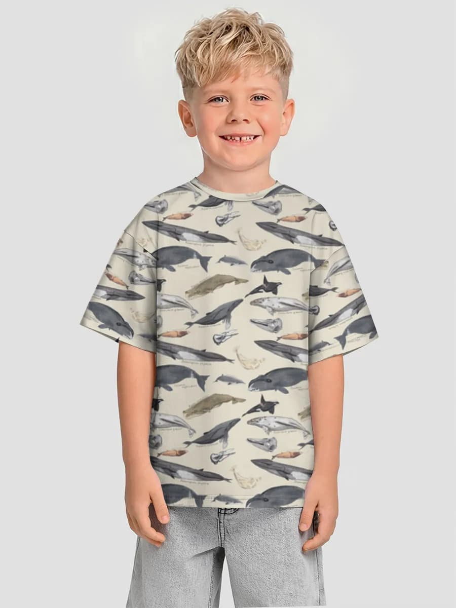 T-shirt coton oversize garçon