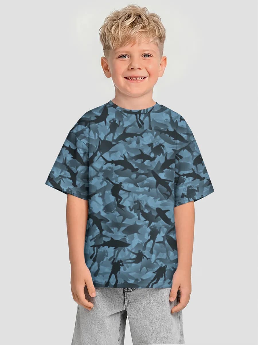 T-shirt coton oversize garçon