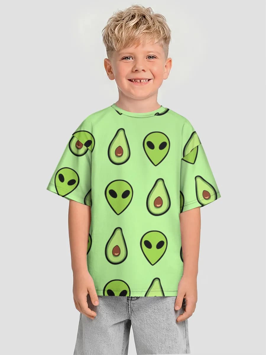 Camiseta Oversize de Algodón Niño