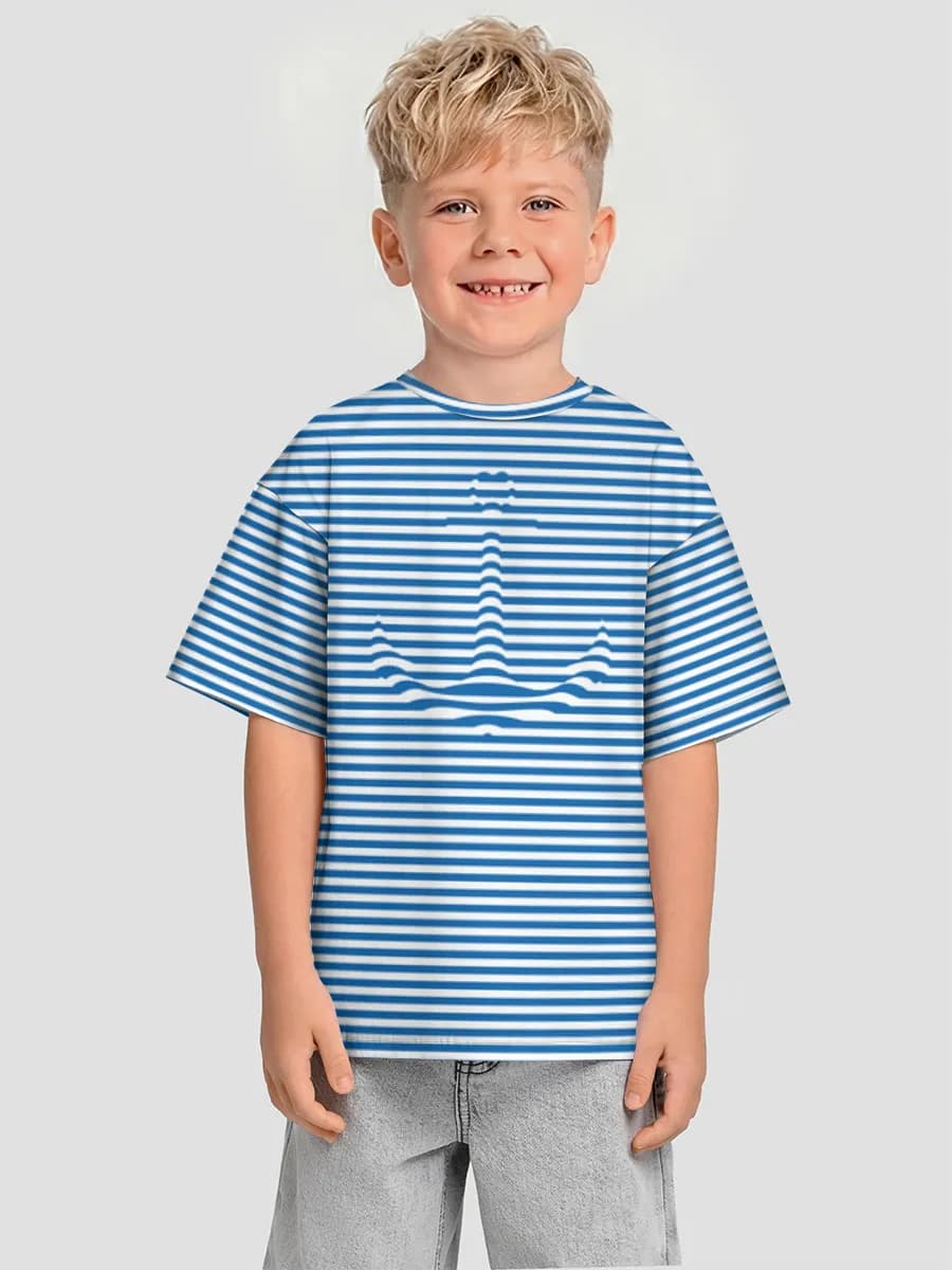 T-shirt coton oversize garçon