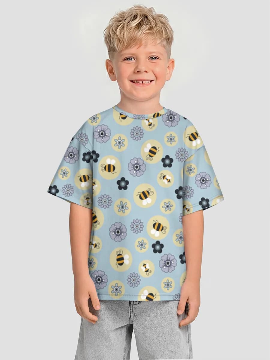 Camiseta Oversize de Algodón Niño