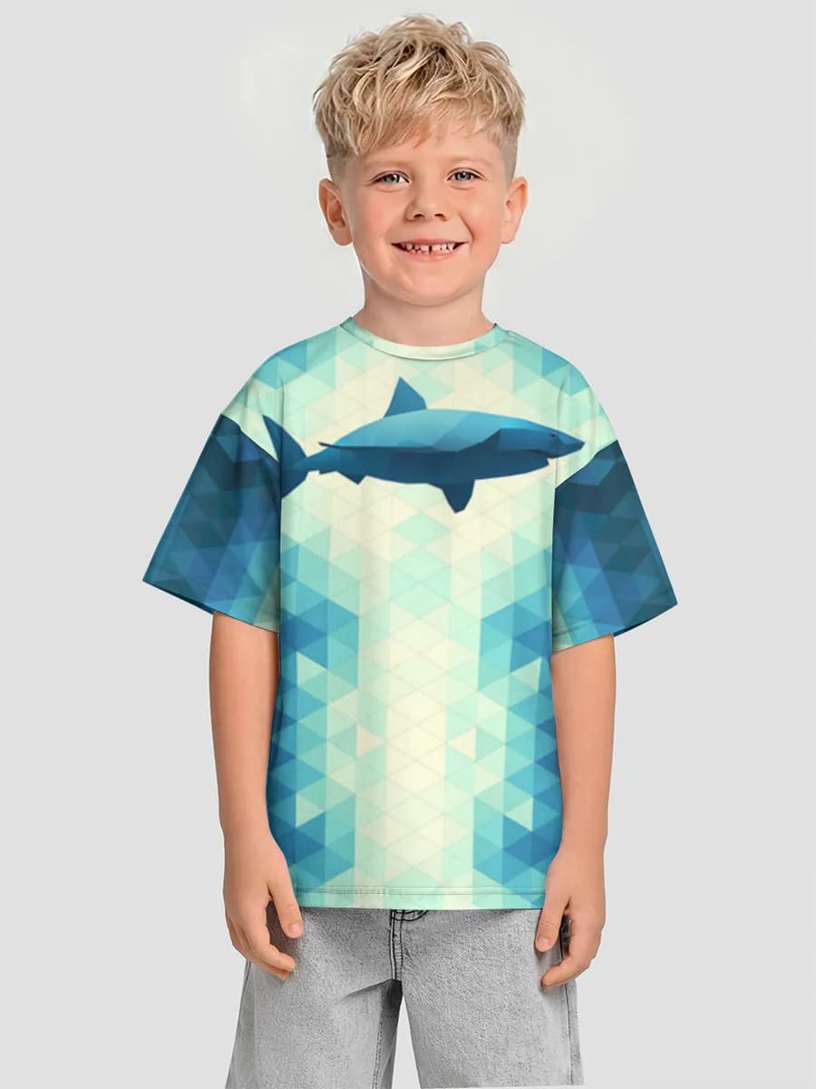 T-shirt coton oversize garçon