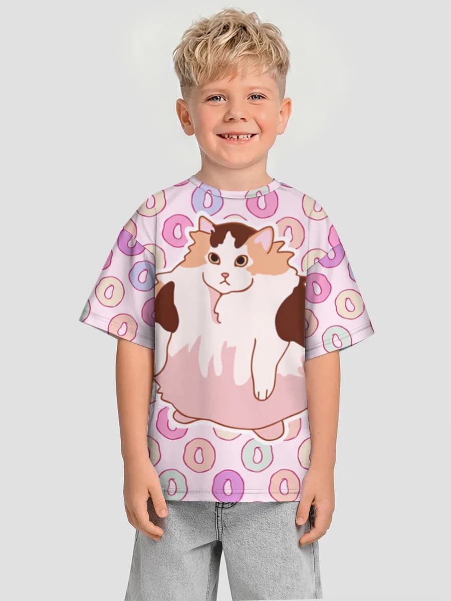 Camiseta Oversize de Algodón Niño