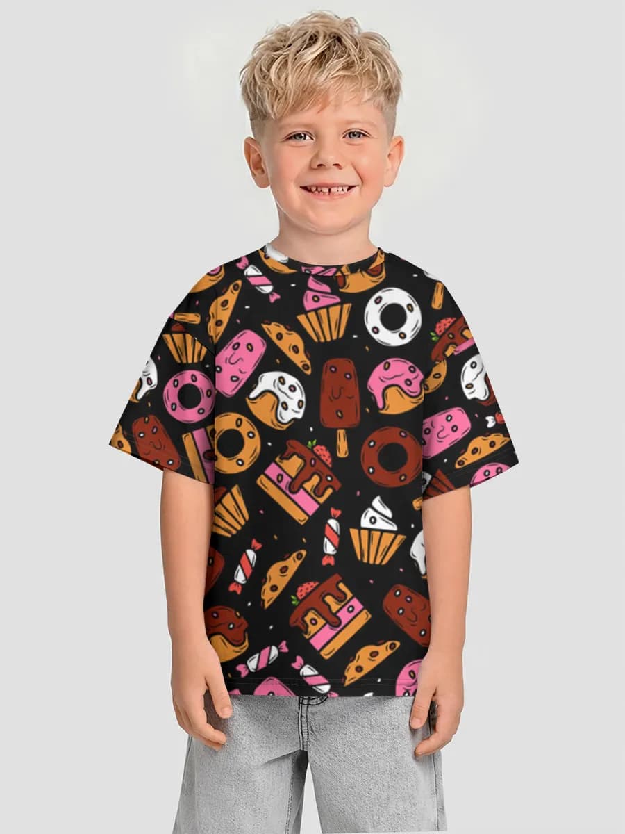 Camiseta Oversize de Algodón Niño