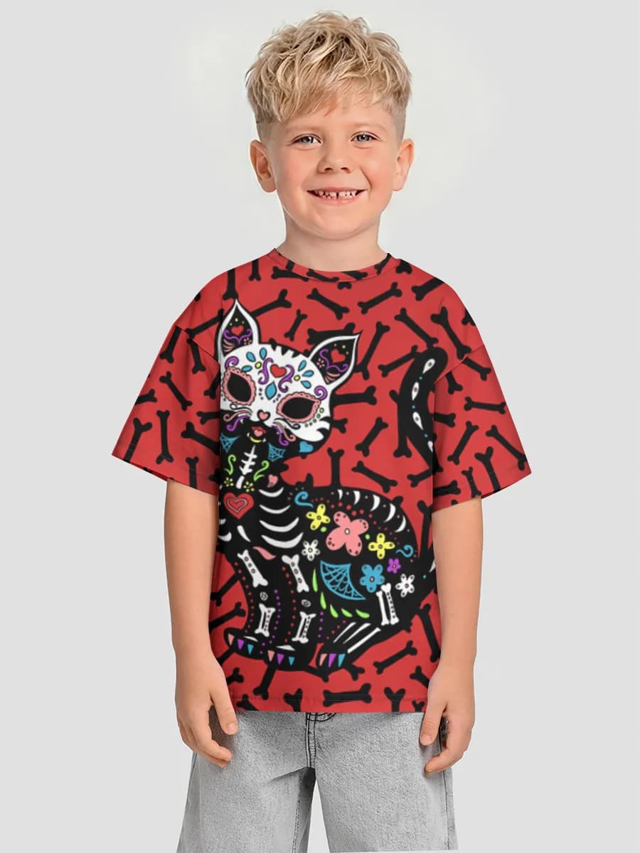 Camiseta Oversize de Algodón Niño