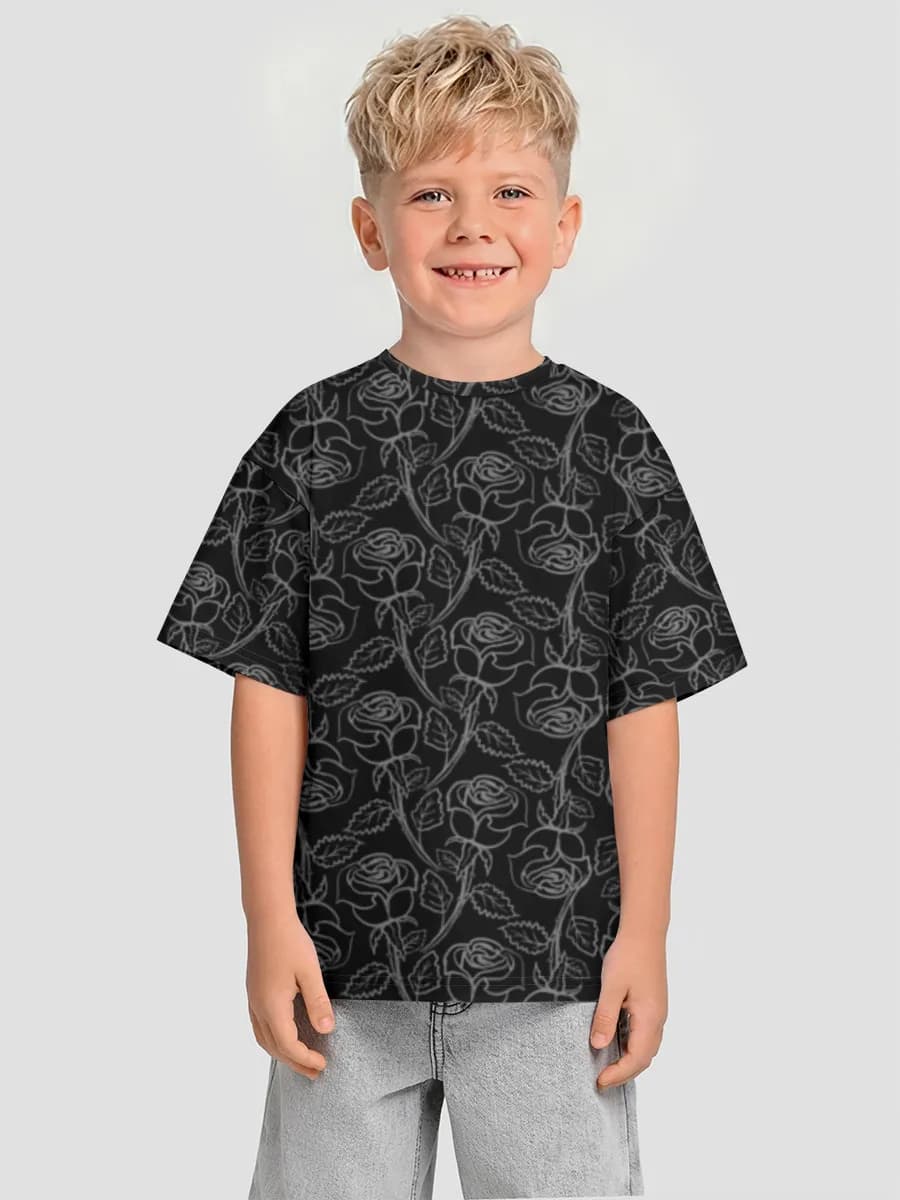 男の子 ビッグシルエット コットンTシャツ