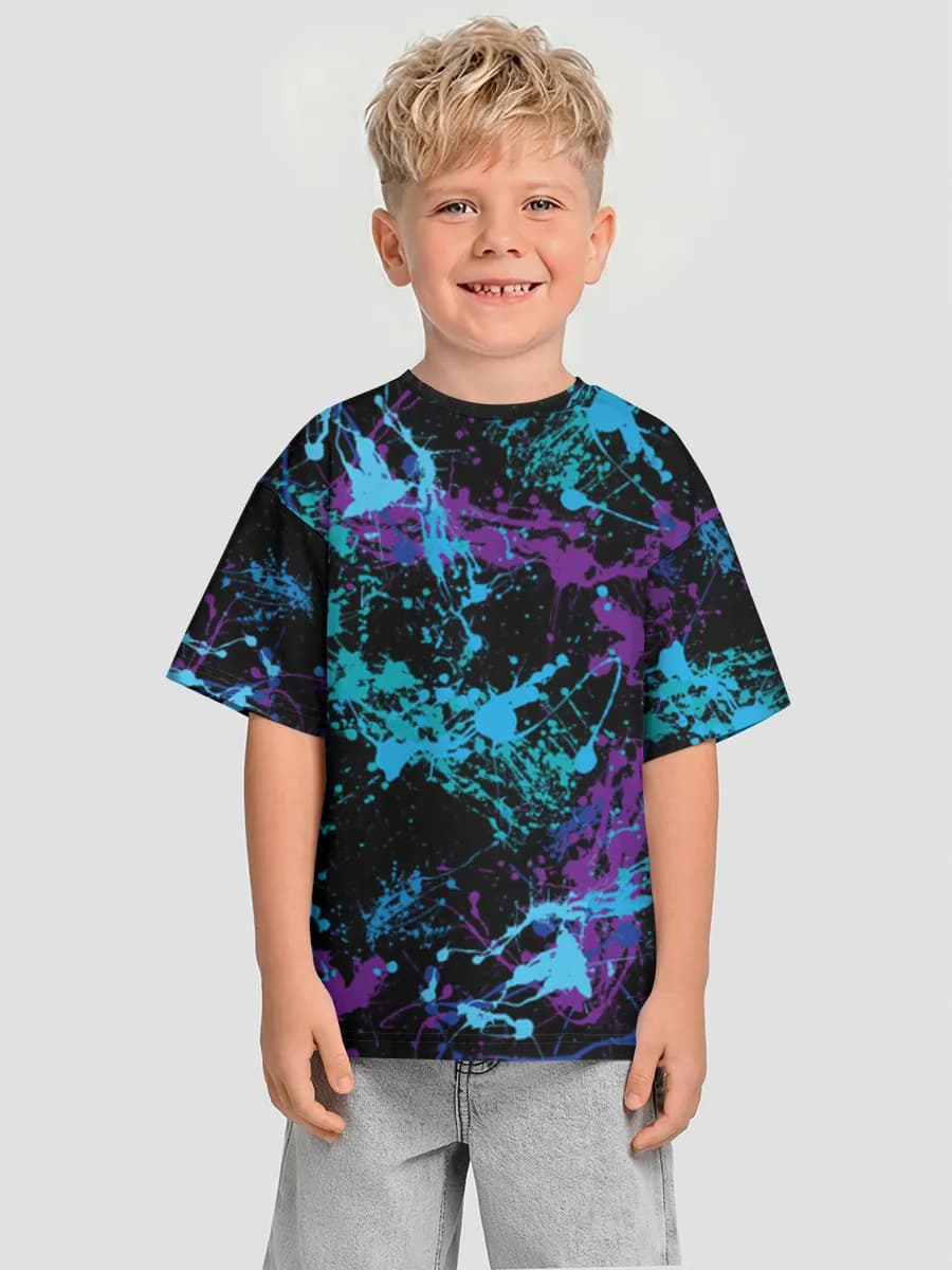 Camiseta Oversize de Algodón Niño