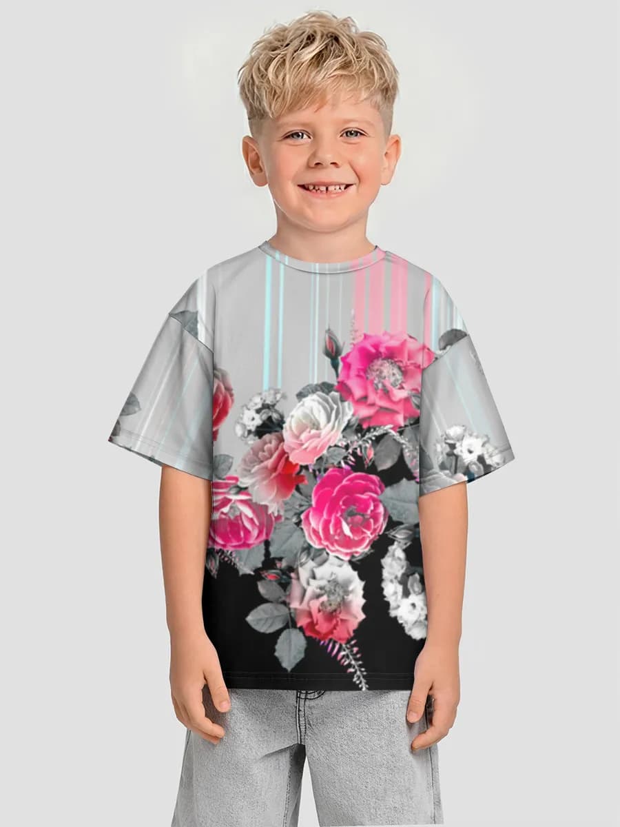 T-shirt coton oversize garçon