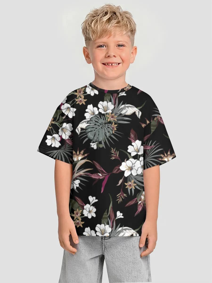 T-shirt coton oversize garçon