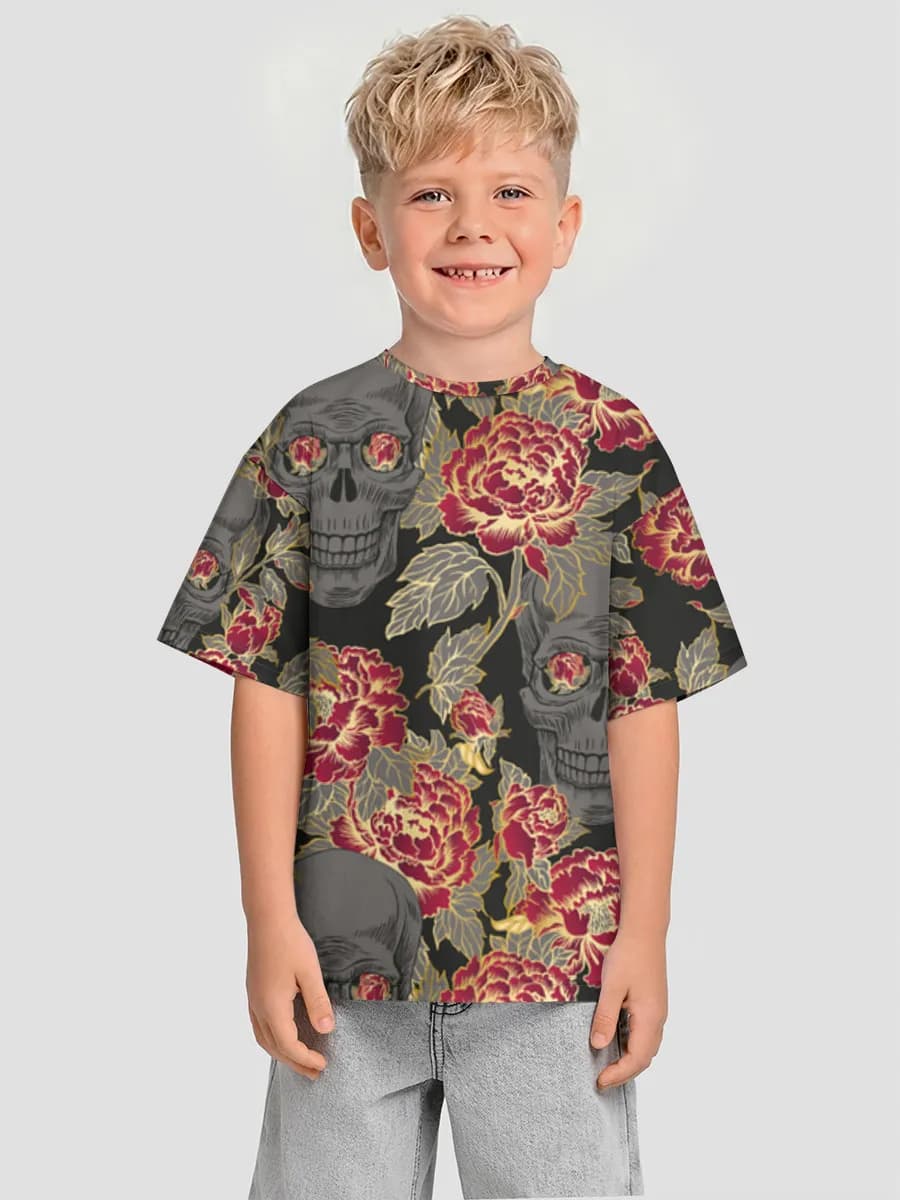 Camiseta Oversize de Algodón Niño