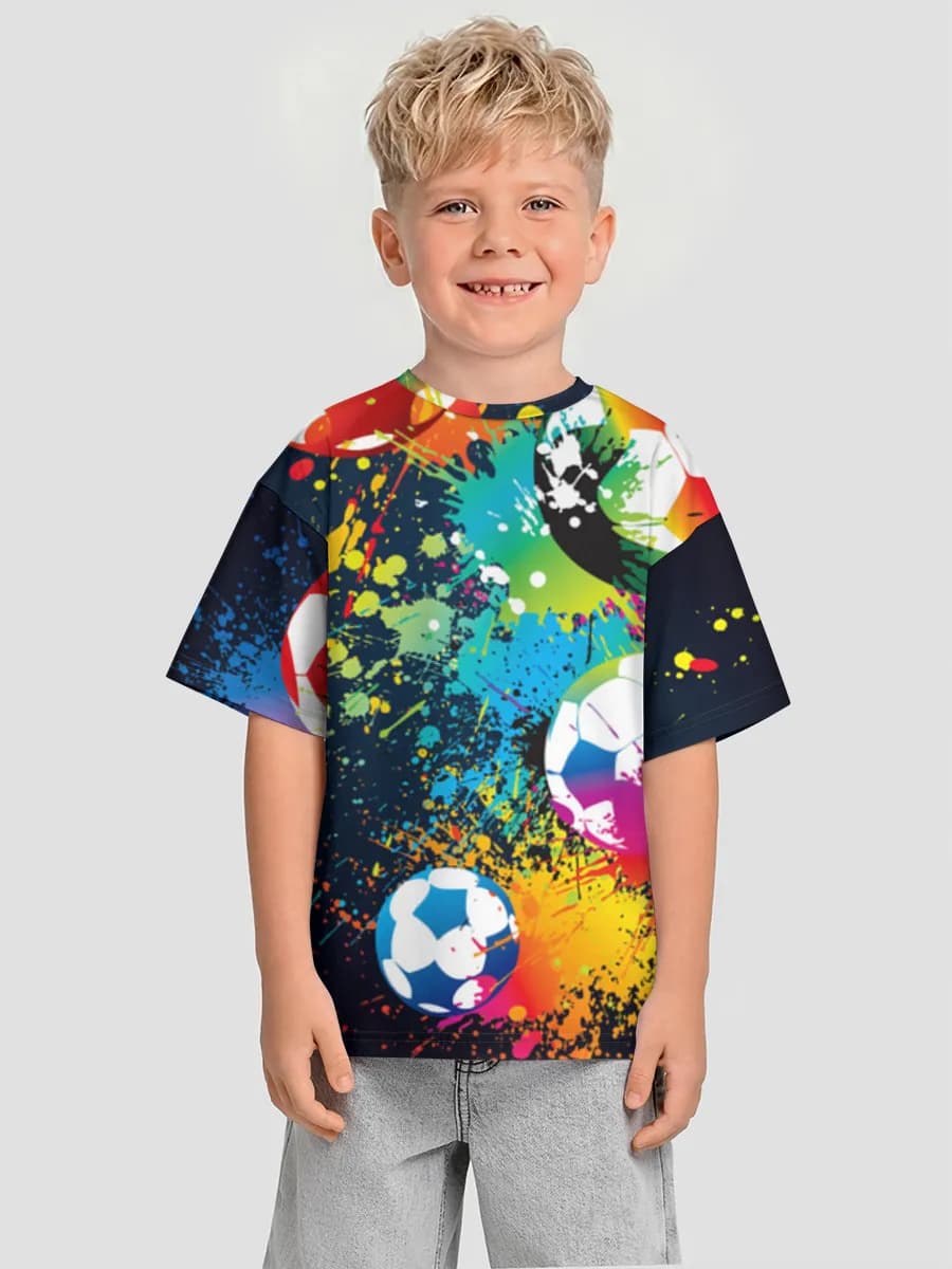 Camiseta Oversize de Algodón Niño