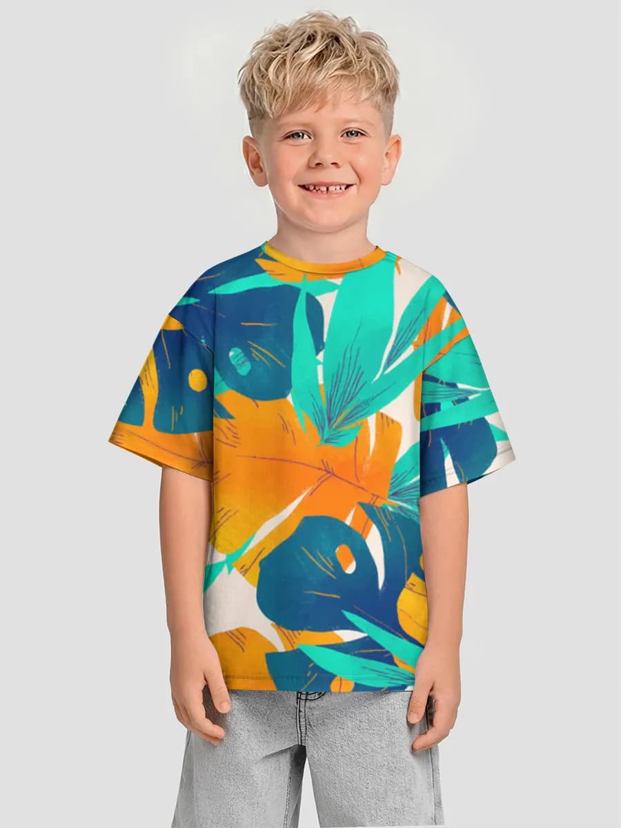 Camiseta Oversize de Algodón Niño