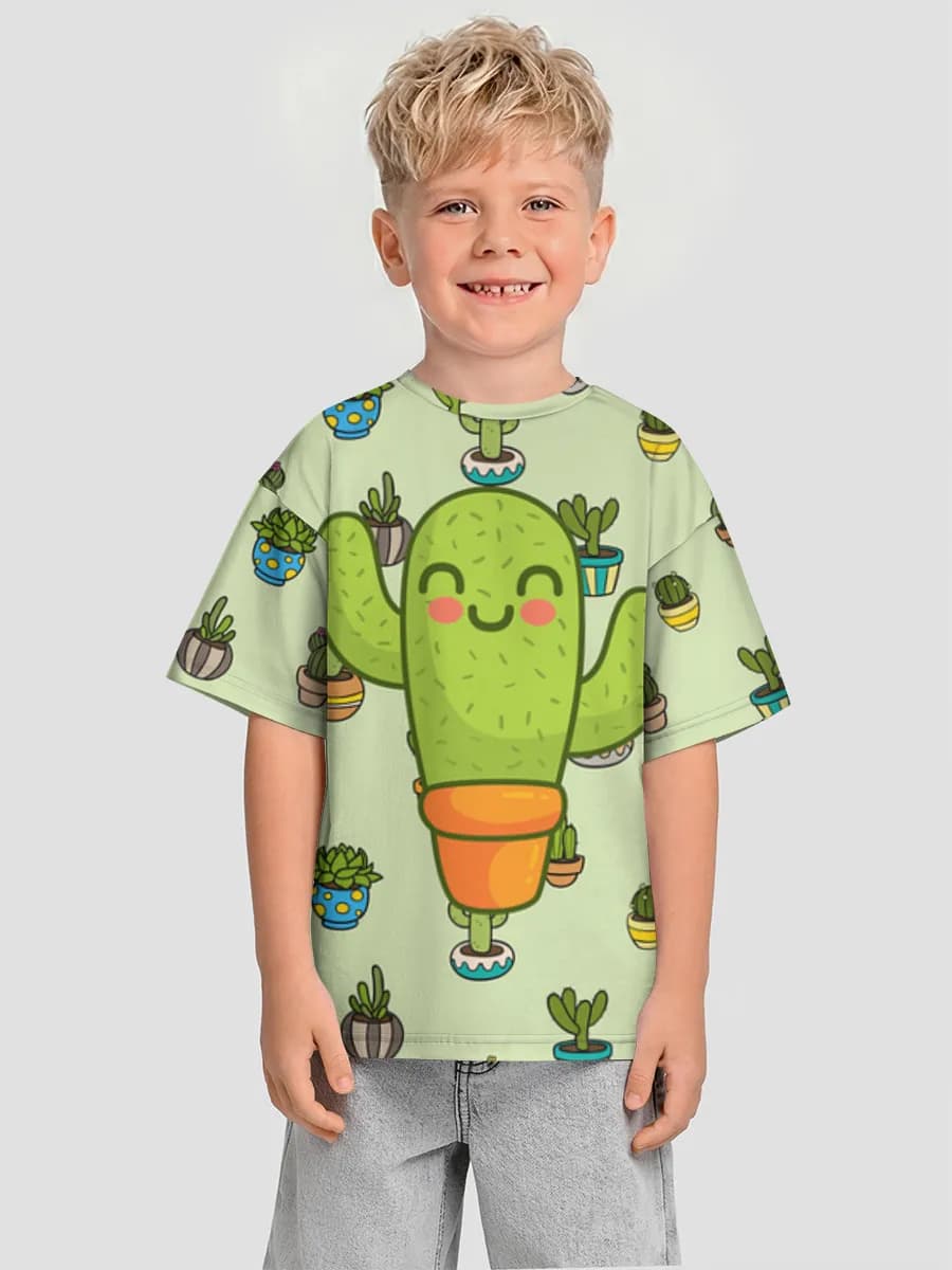 T-shirt coton oversize garçon