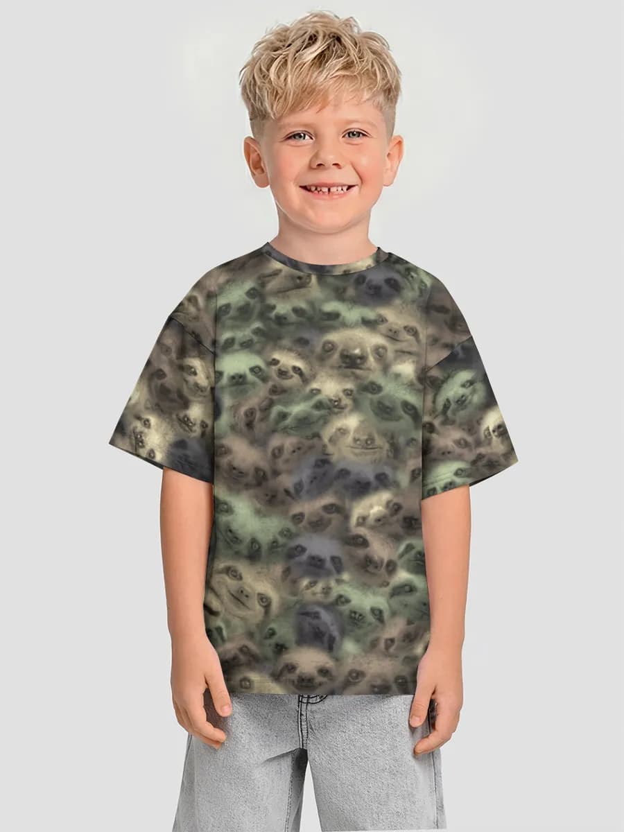 Camiseta Oversize de Algodón Niño