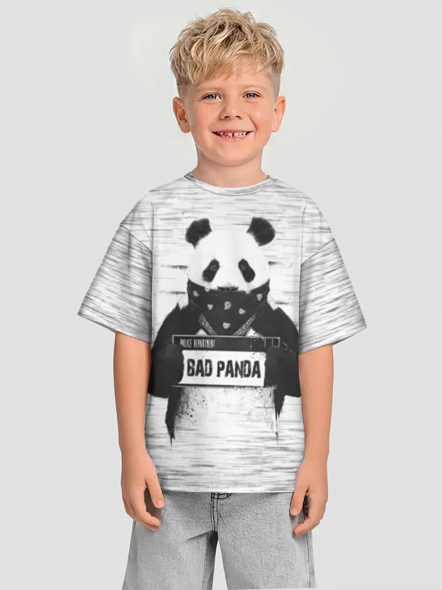 Camiseta Oversize de Algodón Niño