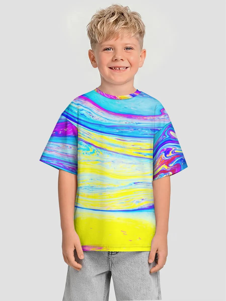 T-shirt coton oversize garçon